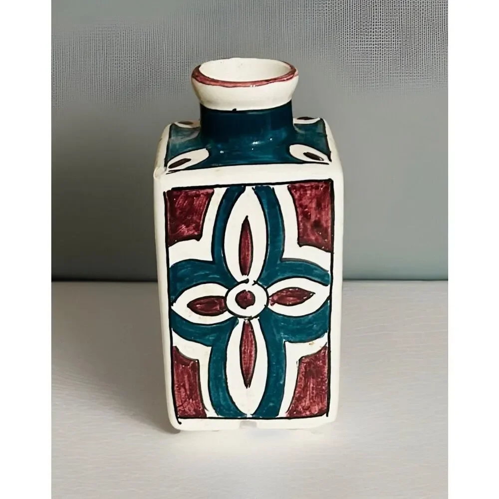 Handpainted Firenze (Florence) Ceramic Vase Italian Pottery